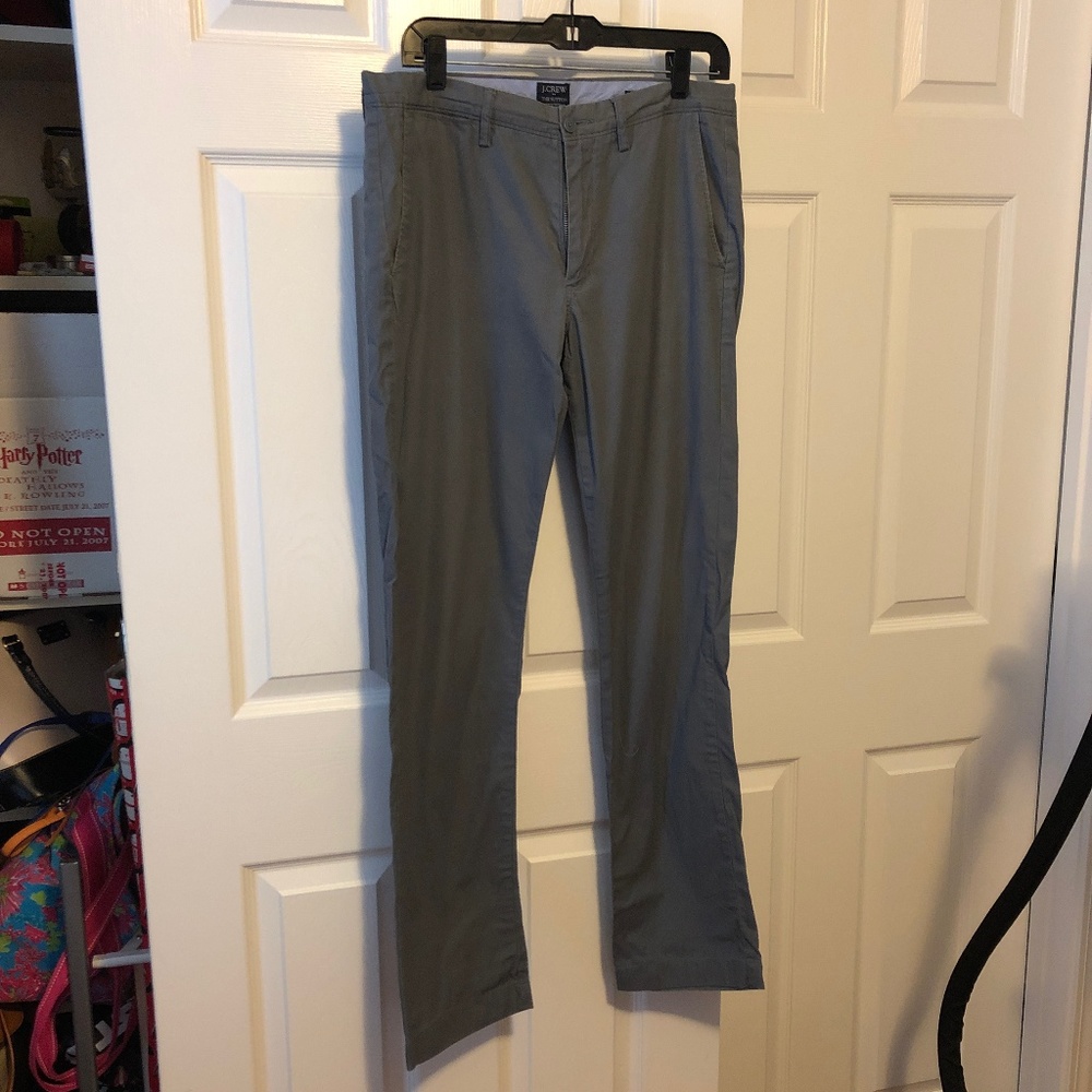 J Crew Summerweight Grey Sutton Chino
